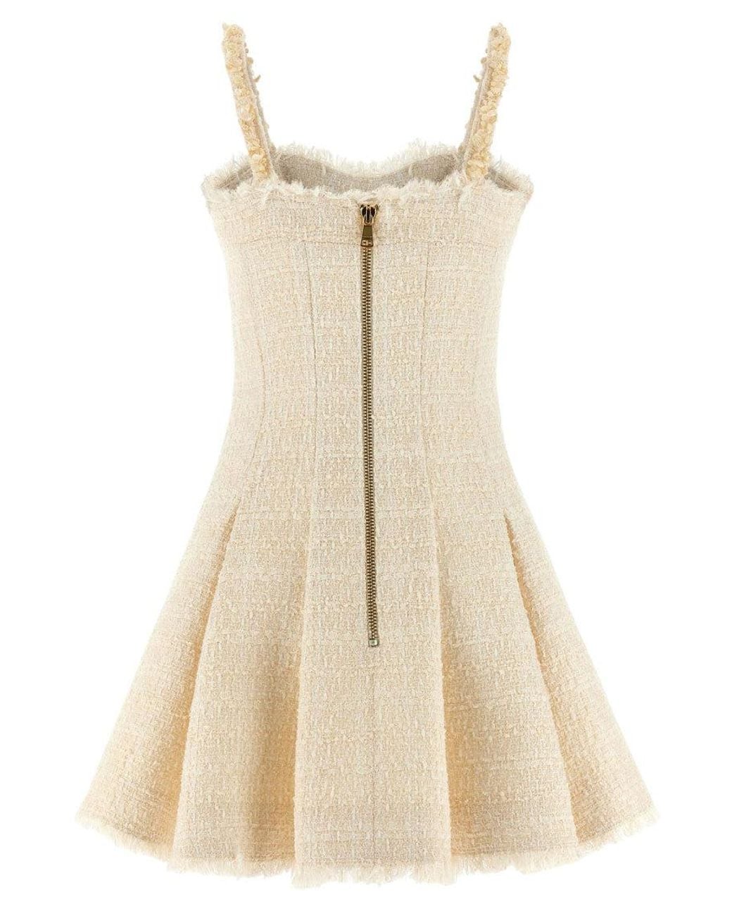 Balmain Natural Conchiglie Dress