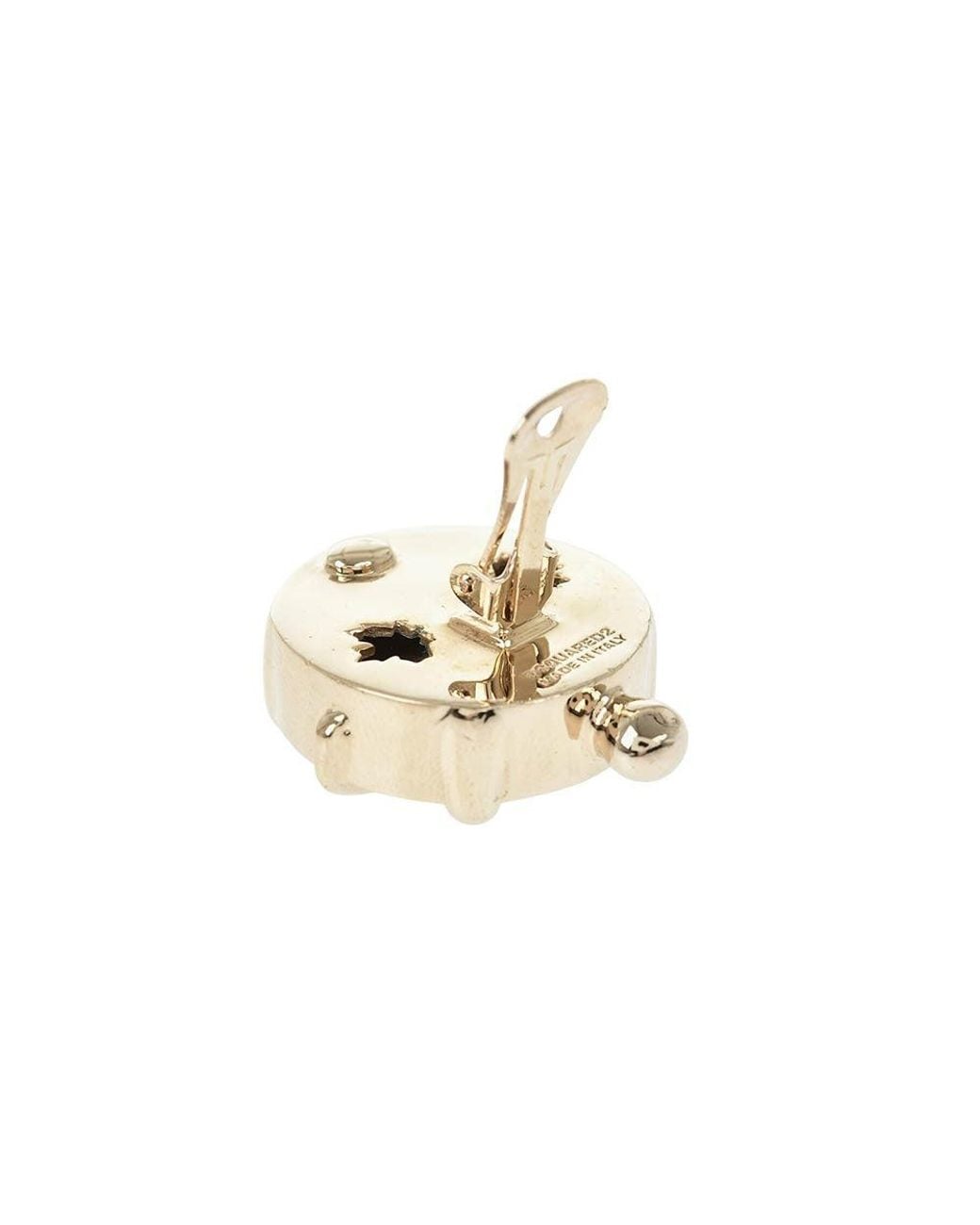 DSquared² Green Logo Stud Earrings