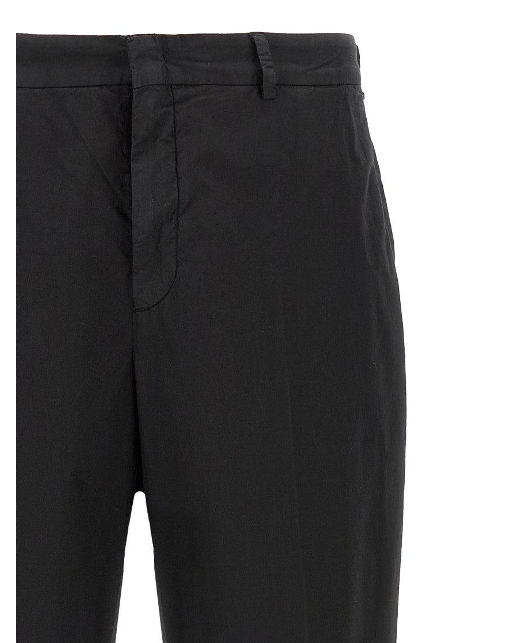 Cellar Door Black Nuv Pants for men