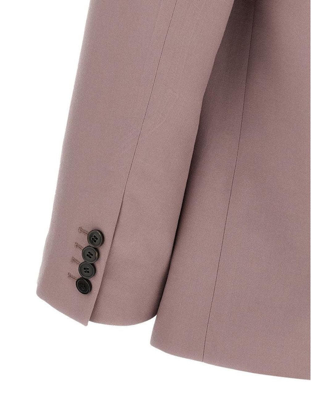 Dries Van Noten Purple Buforden Blazer for men