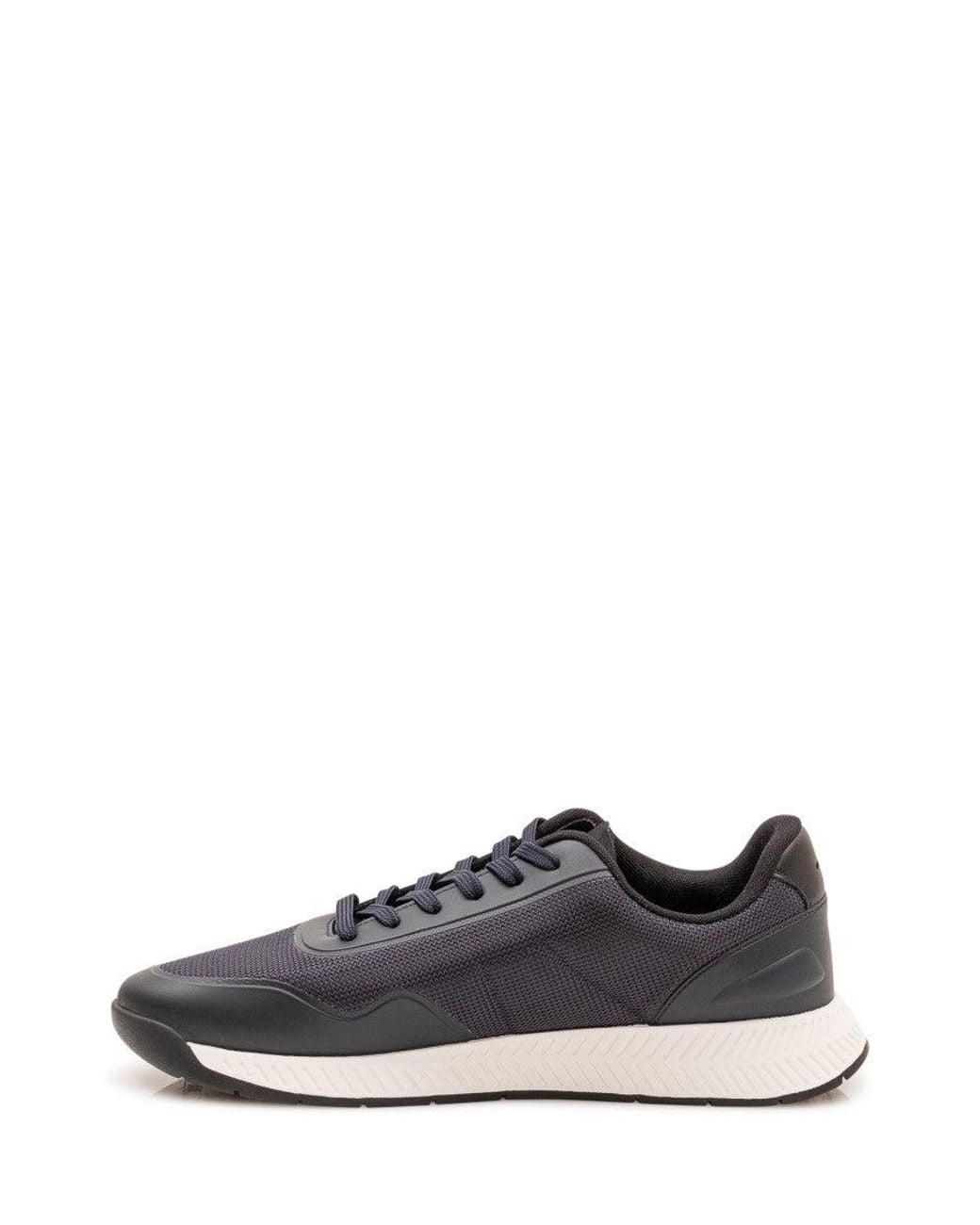 Boss Blue Logo Sneakers for men