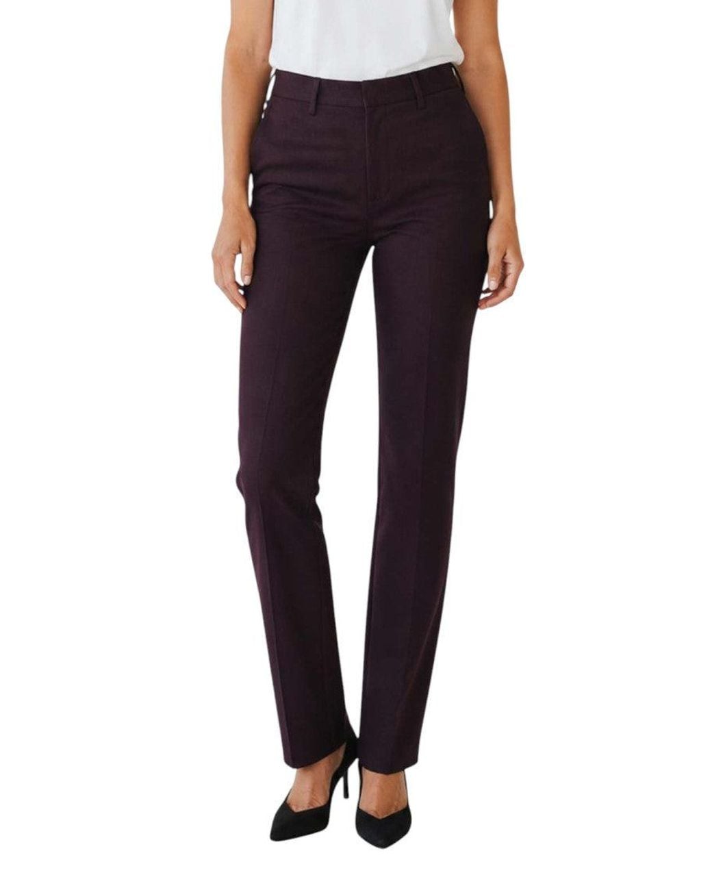Ann Demeulemeester Black Slim Flat Front Pants