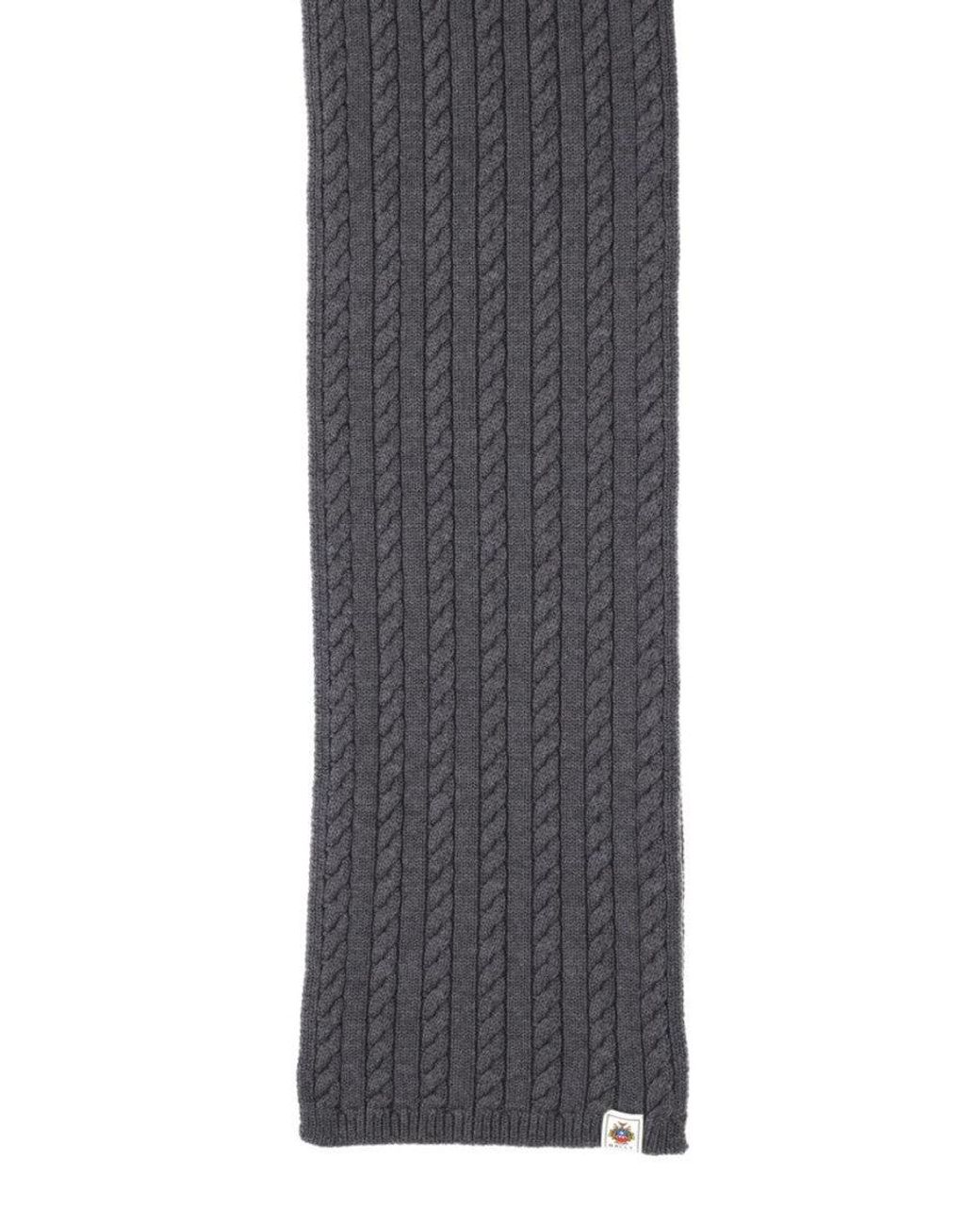 Bally White Bally Merino Wool Scarf for men
