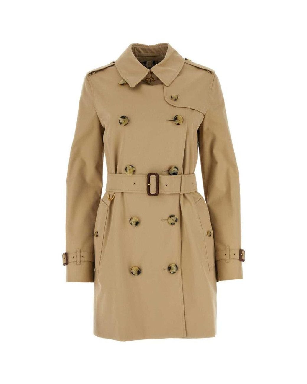 Burberry Natural Cotton Trench Coat