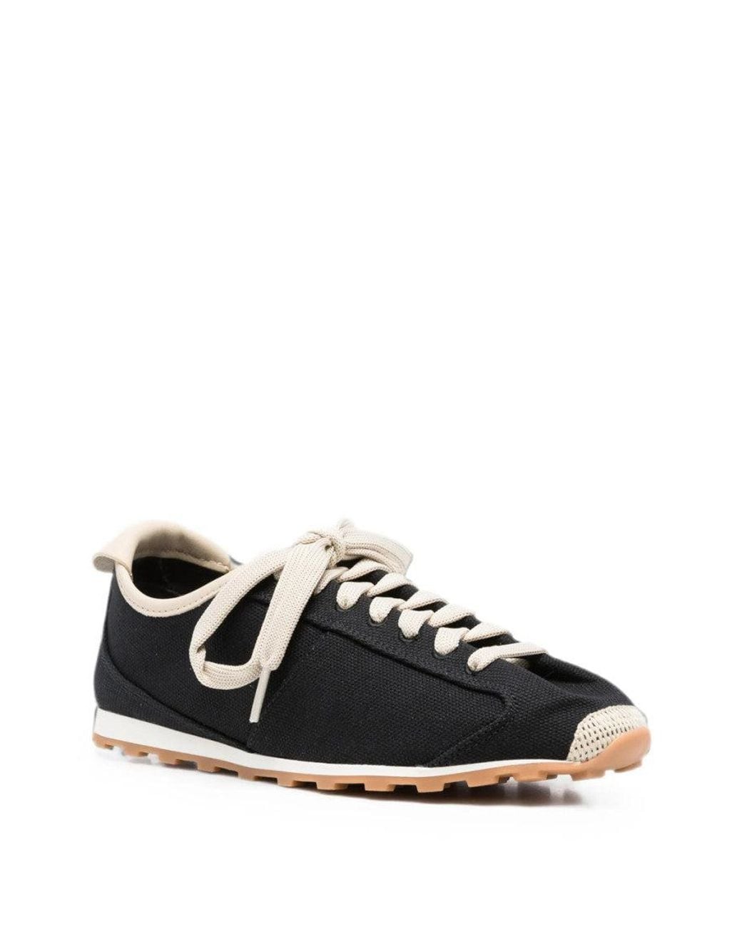 Jacquemus Black Lace-Up Sneakers