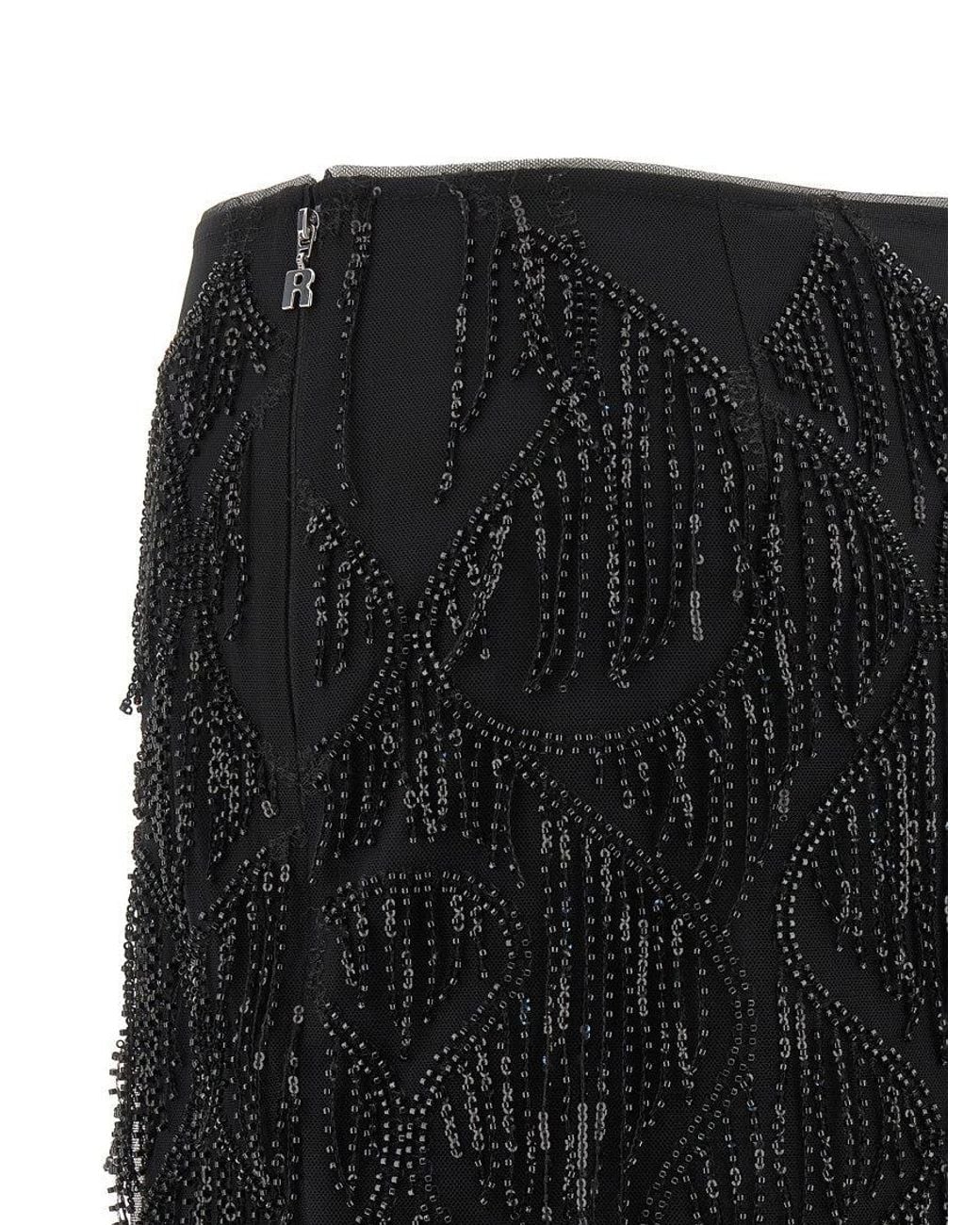 ROTATE BIRGER CHRISTENSEN Black Skirt