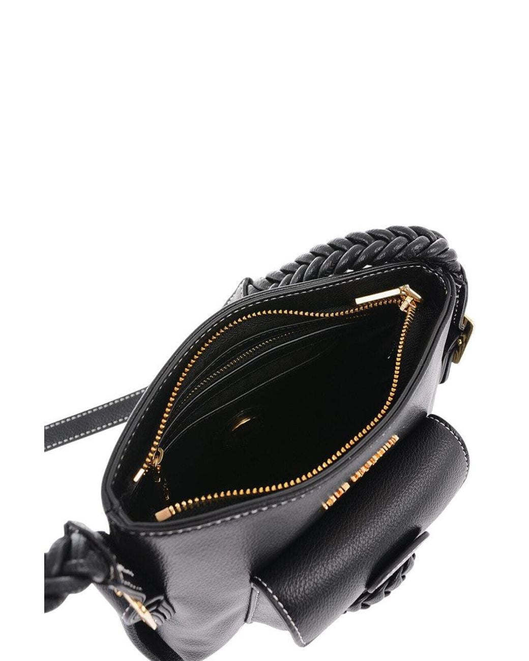 Love Moschino Black Logo Small Crossbody Bag