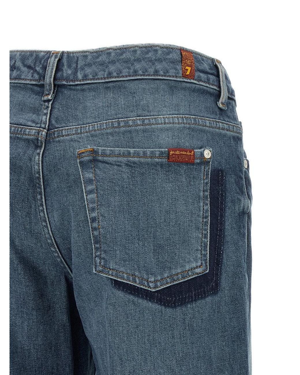 7 For All Mankind Blue 'Calie' Jeans