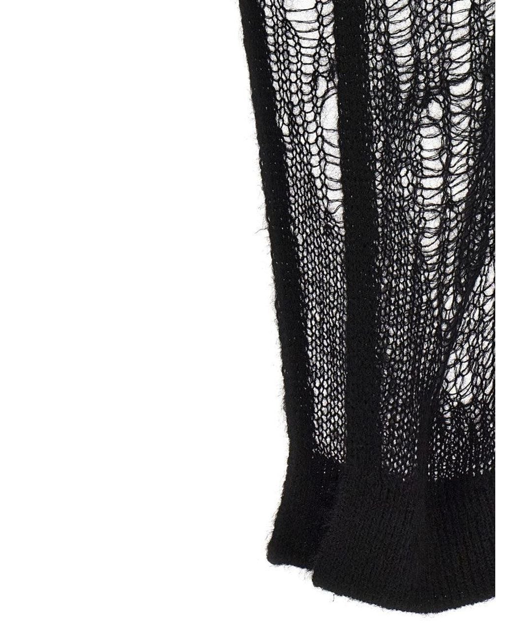 Rick Owens Black Spider Ziggy Skirt