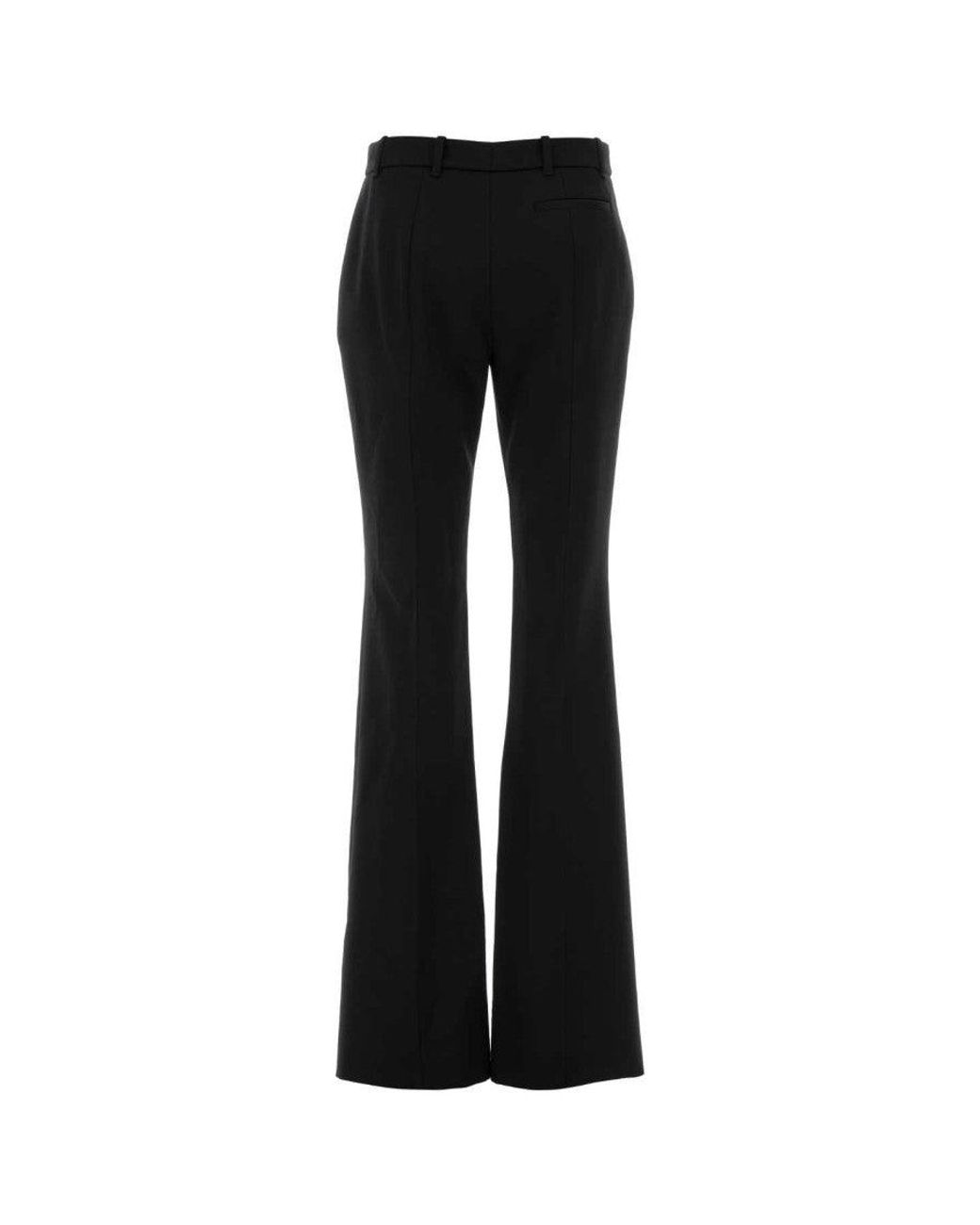 McQueen Black Slim Bootcut Pants