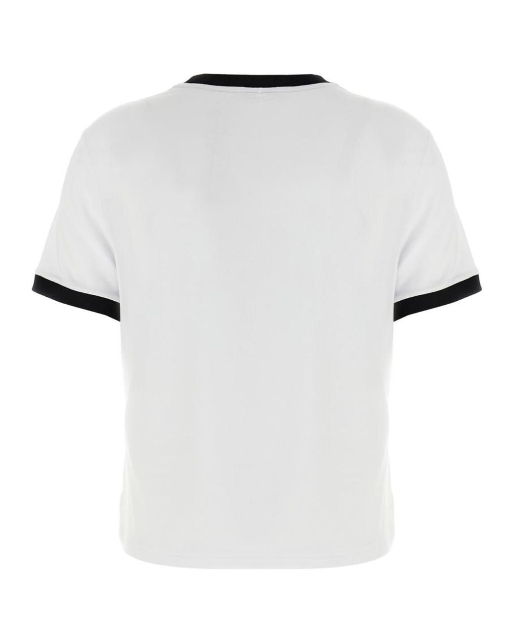 Versace White T-Shirt With Logo