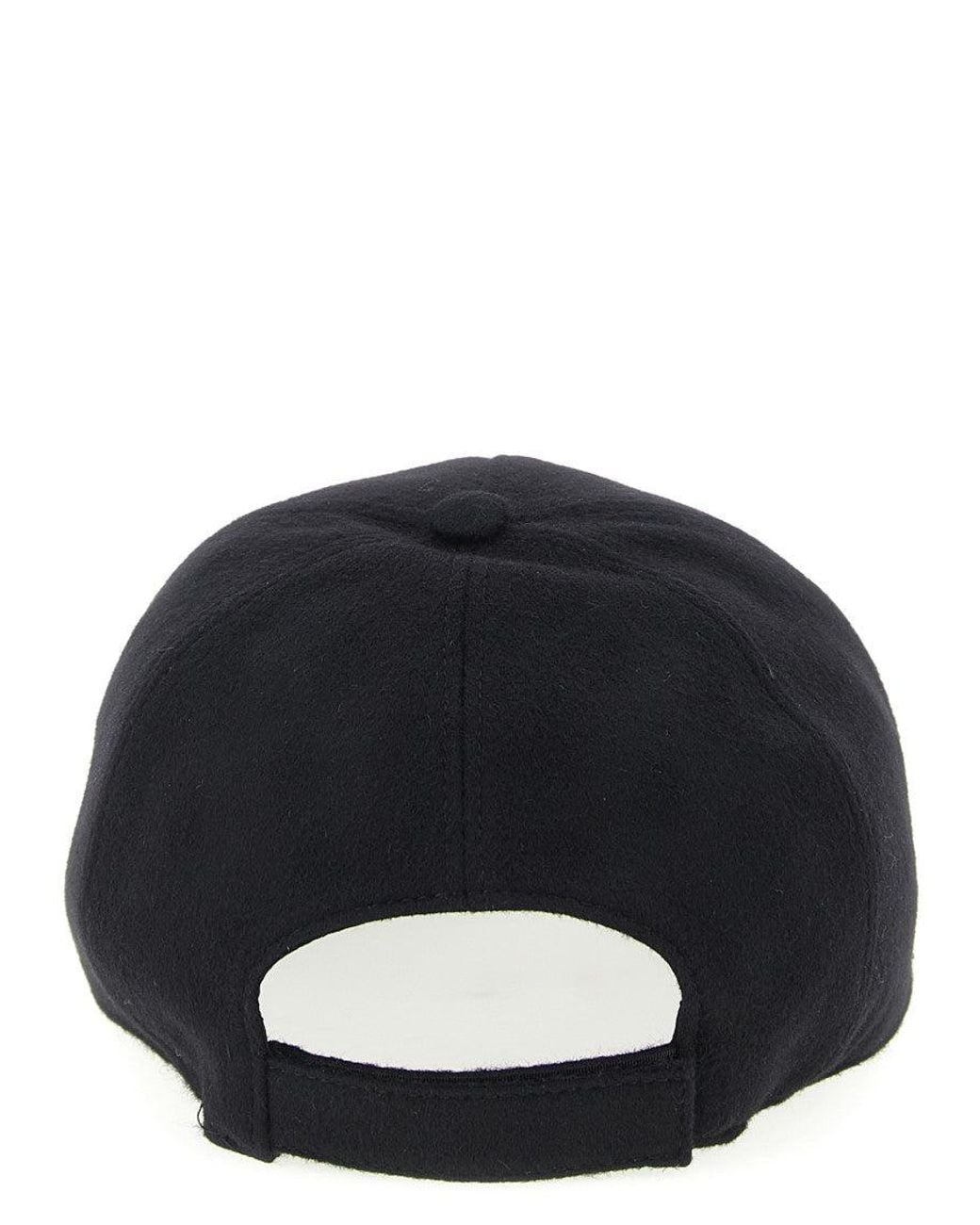Fendi Blue Embroidered Logo Baseball Hat for men