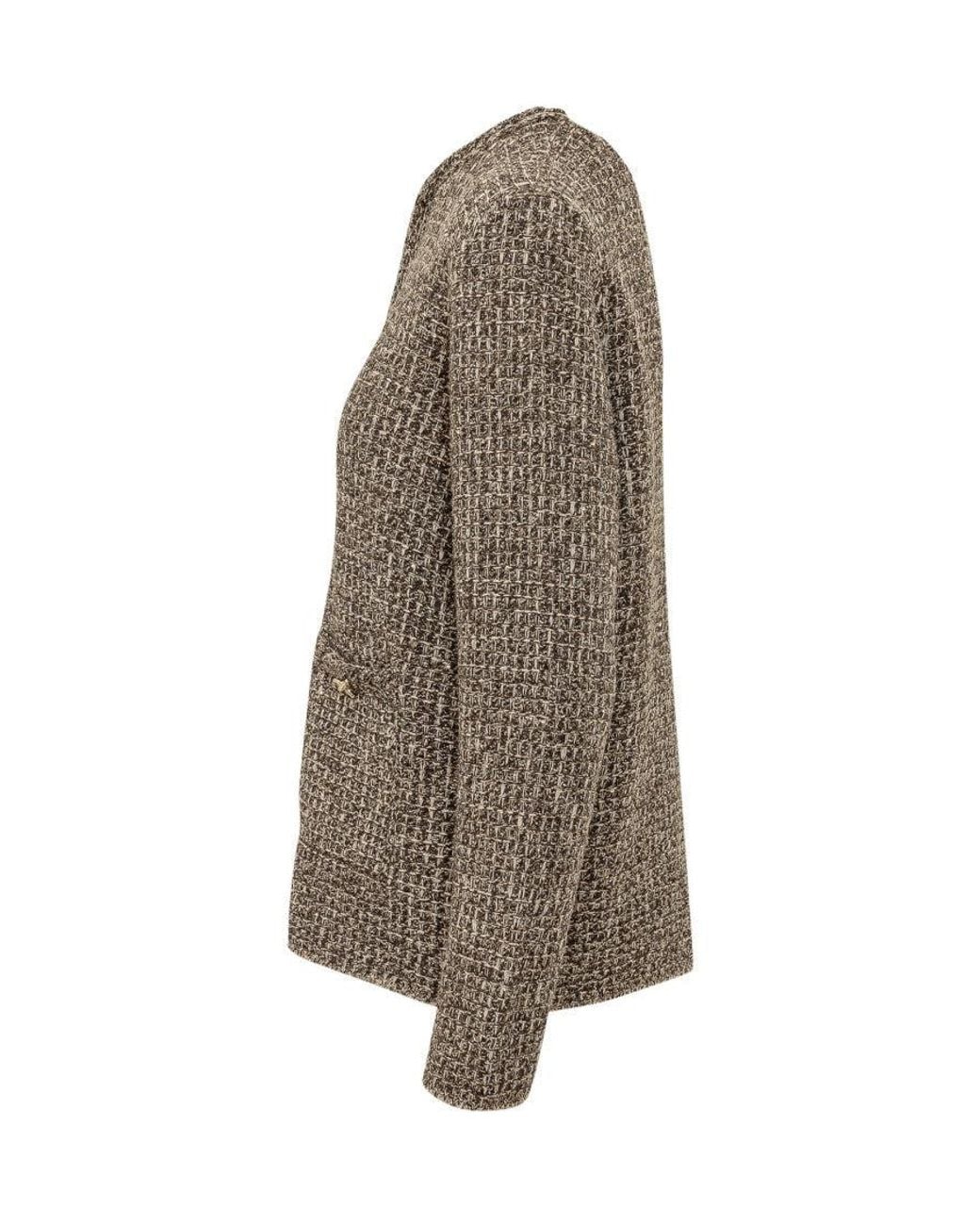 Fabiana Filippi Brown Textured Jacket