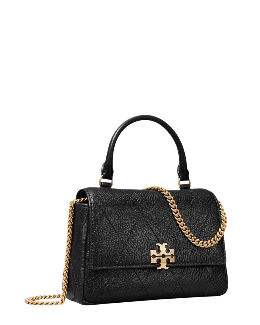 Tory Burch Black Charlie Convertible Mini Satchel