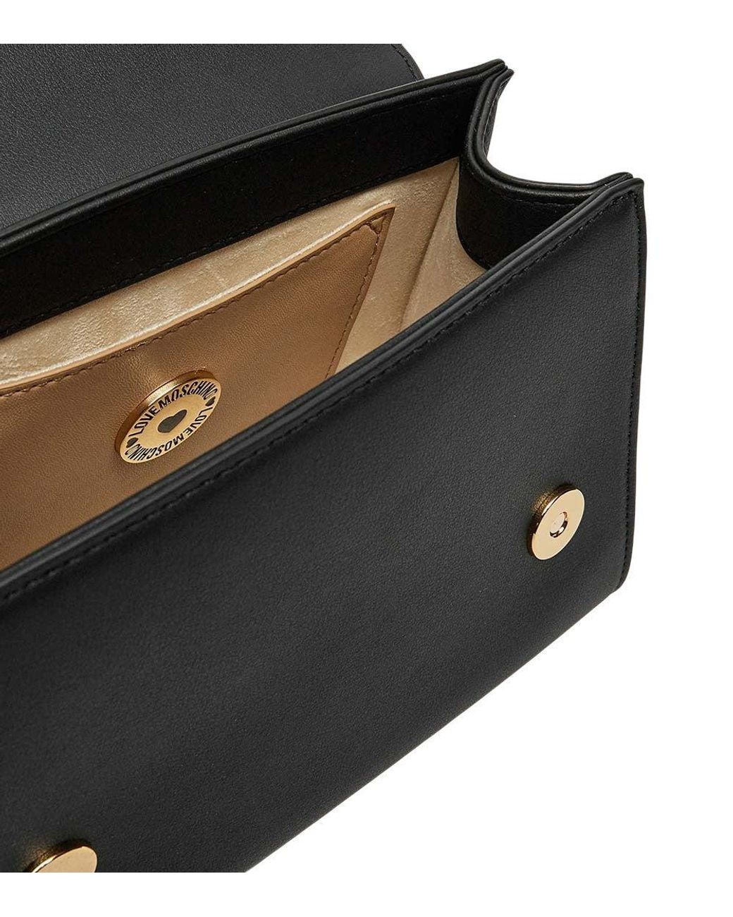 Love Moschino Black Logo Mini Satchel