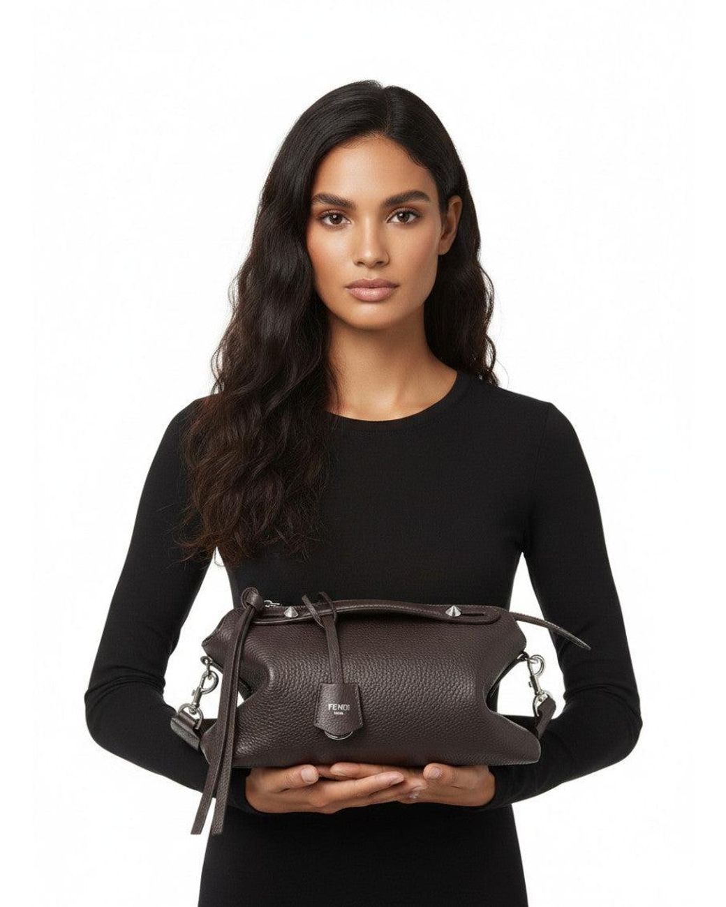 Fendi Black By The Way Medium Duffle Bag