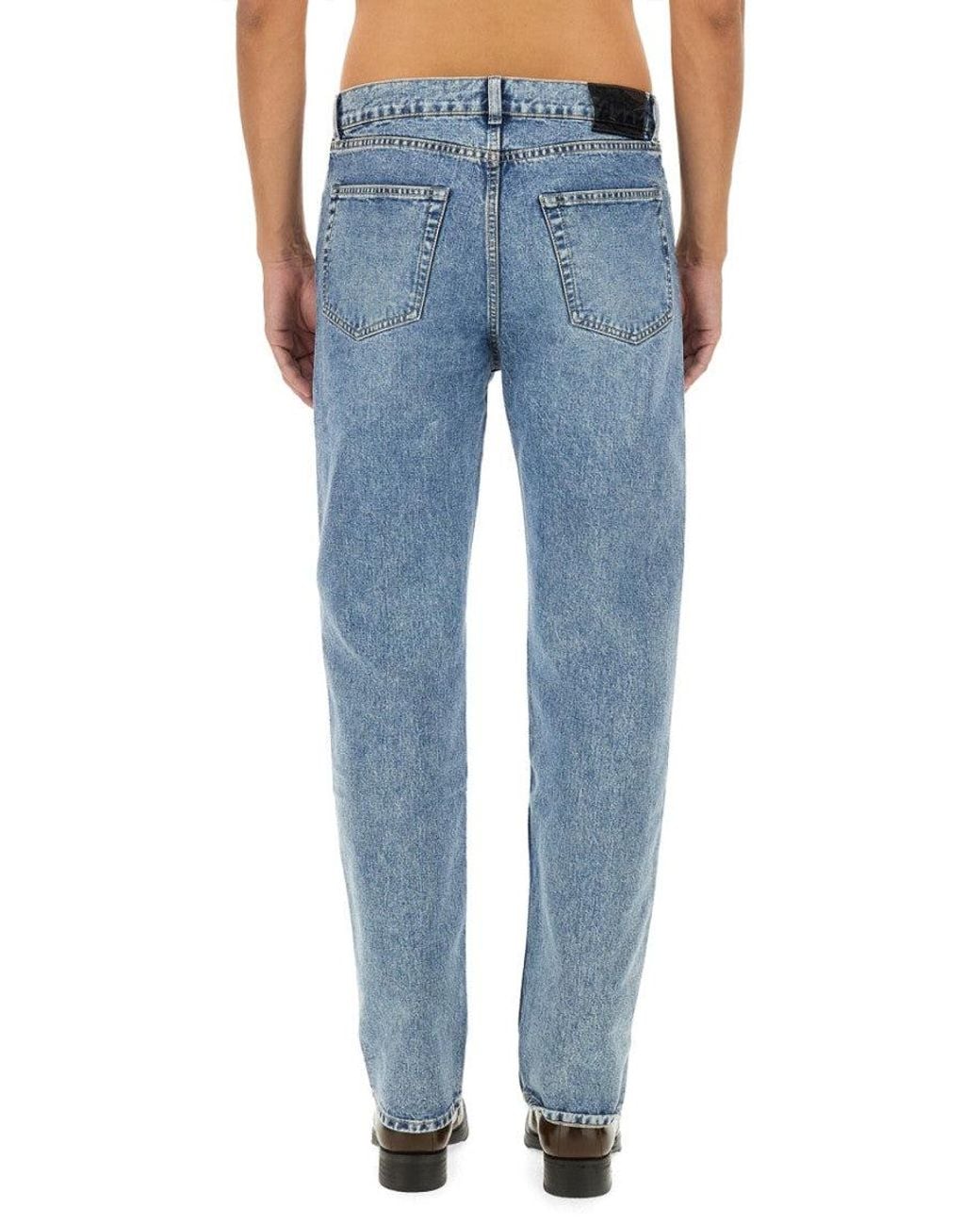 Our Legacy Blue Denim Mid Rise Jeans for men