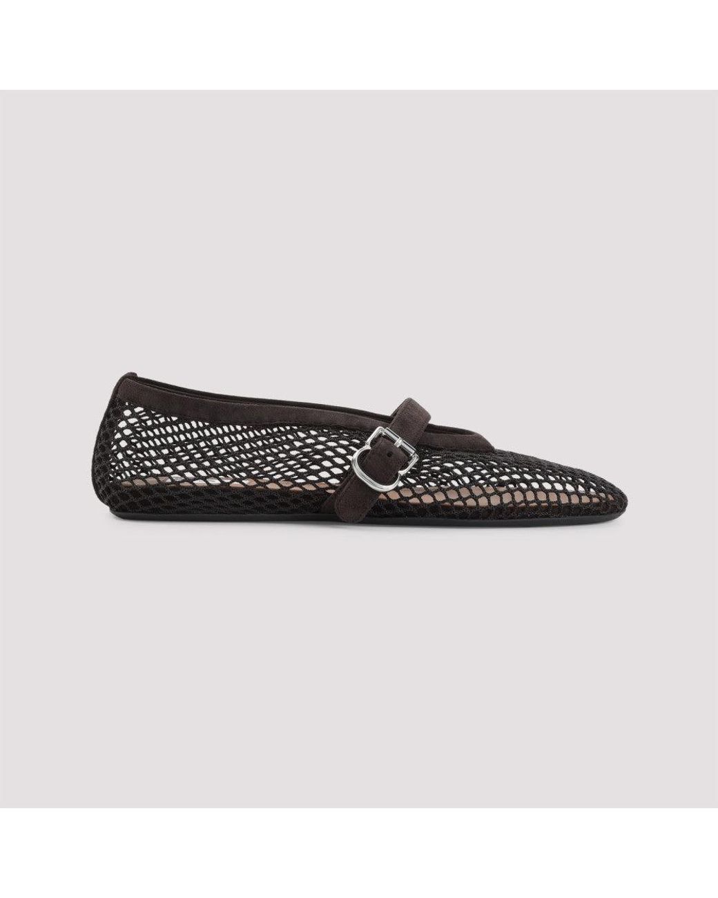 Alaïa Black Slip On Ballet Flats