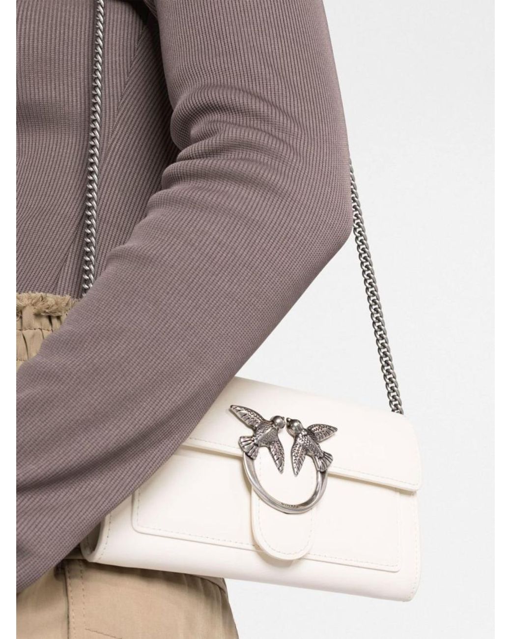 Pinko White Shoulderbags