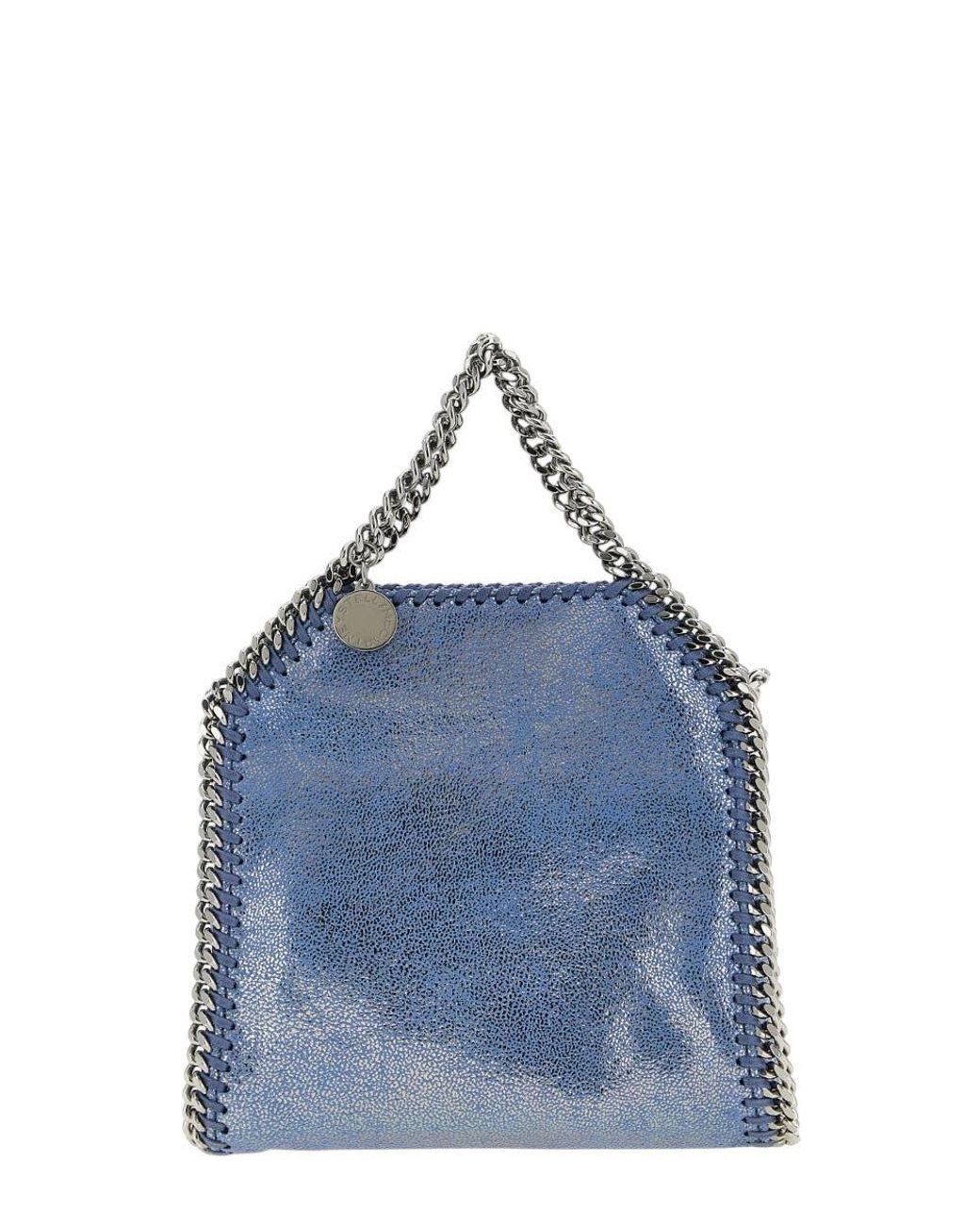 Stella McCartney Blue Falabella Tiny Tote
