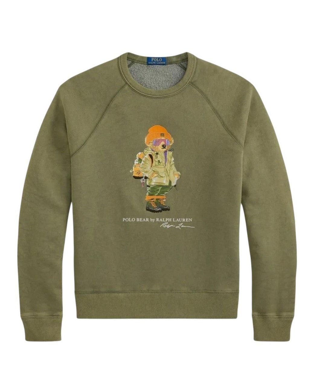 Polo Ralph Lauren Green Crew Neck Sweatshirt for men