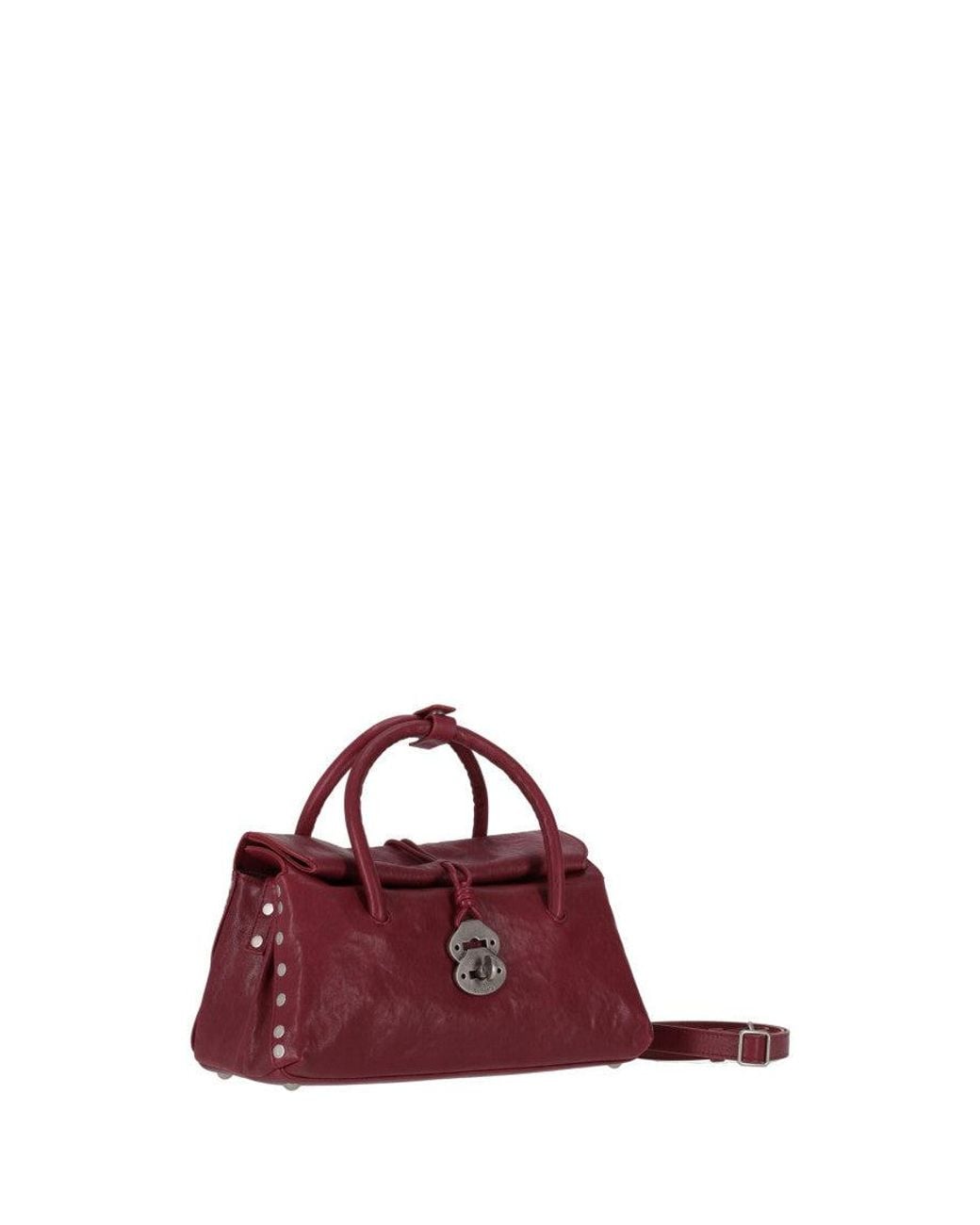Zanellato Red Dotta Small Satchel