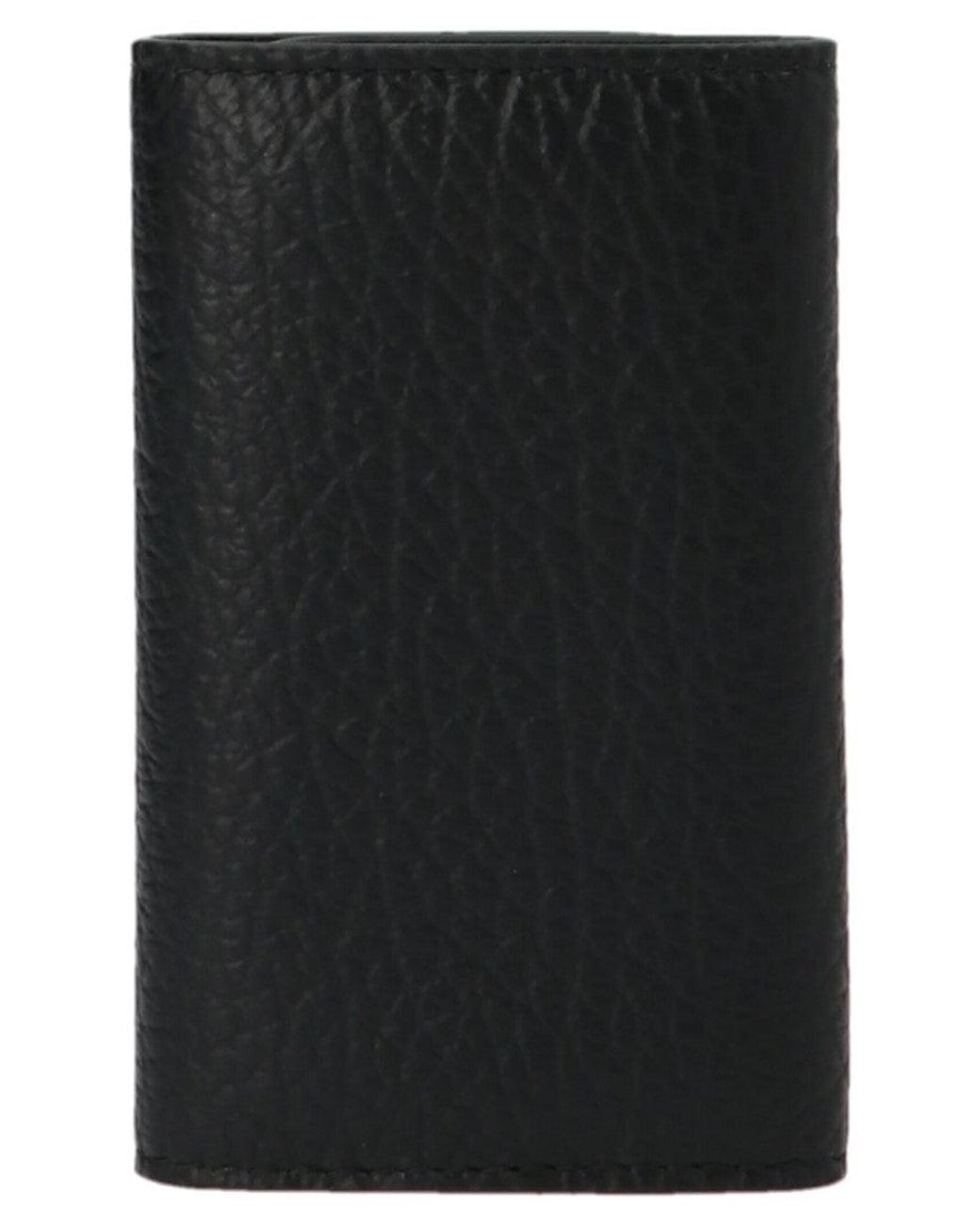 Maison Margiela Black 'Stitching' Keyring