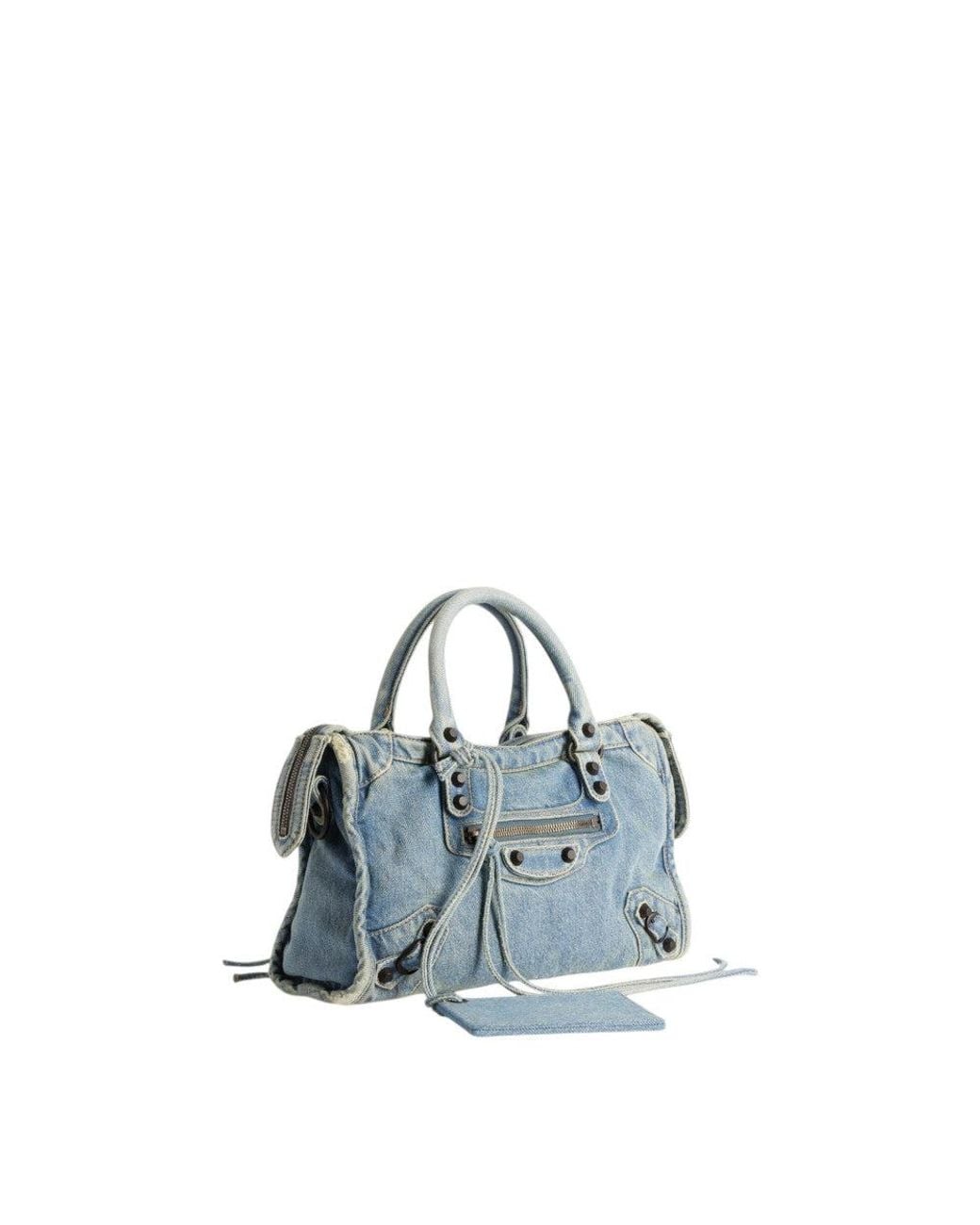 Balenciaga Blue Le City Small Satchel