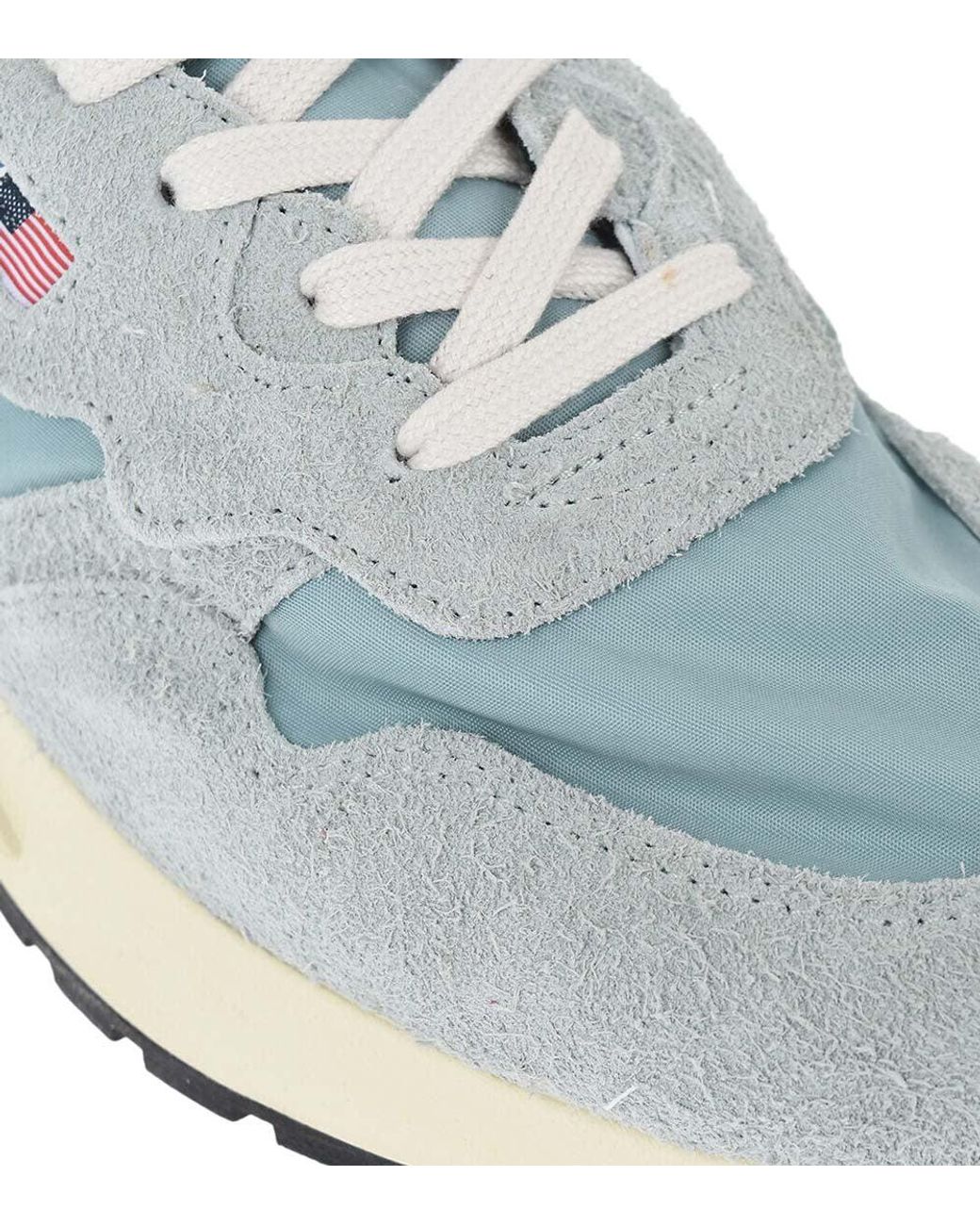 Autry Blue Logo Reelwind Sneakers for men