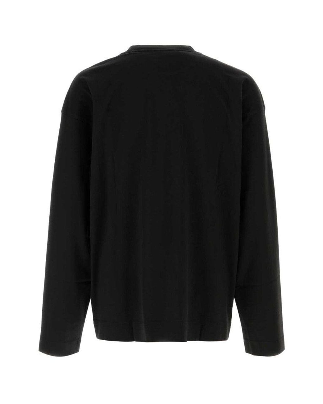 Dries Van Noten Black Crew Neck T-Shirt for men