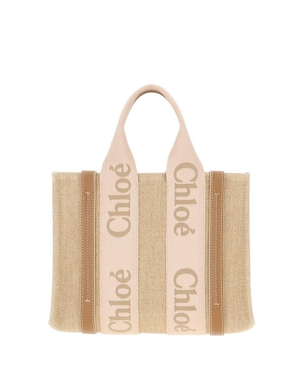 Chloé Natural Woody Small Tote