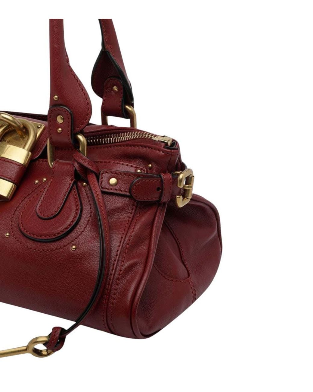 Chloé Red Paddington Large Shoulder Bag