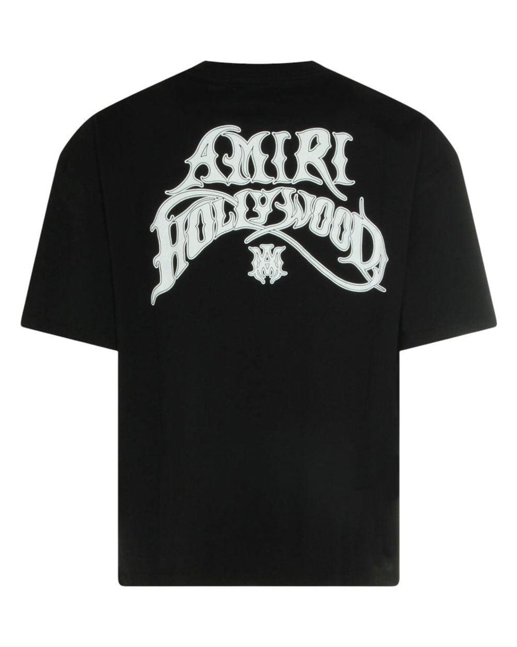 Amiri Black Regular Logo T-Shirt for men