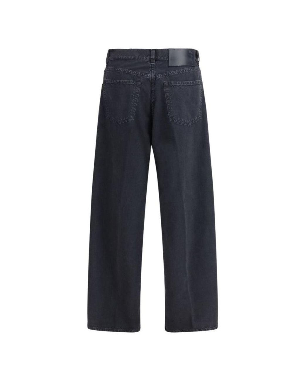 Haikure Blue Wide Leg Denim Jeans