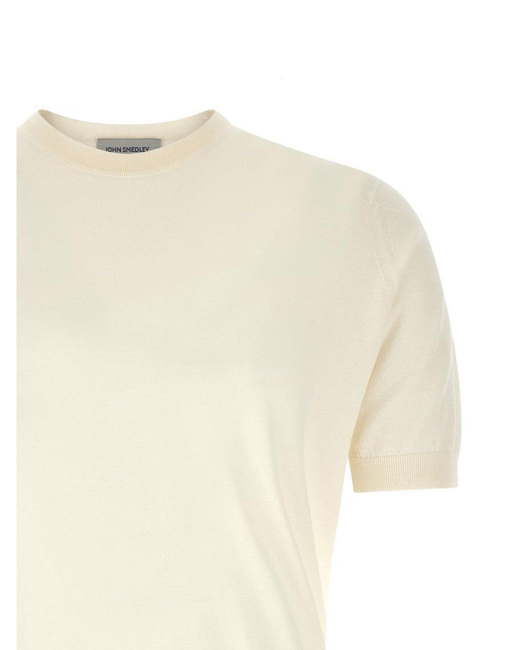 John Smedley Natural 'Kempton' T-Shirt for men
