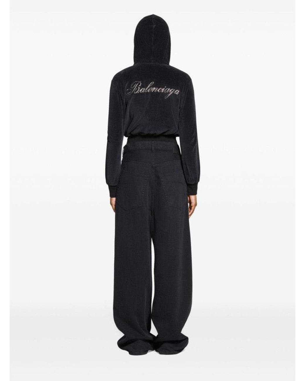 Balenciaga Blue Baggy Denim Jeans