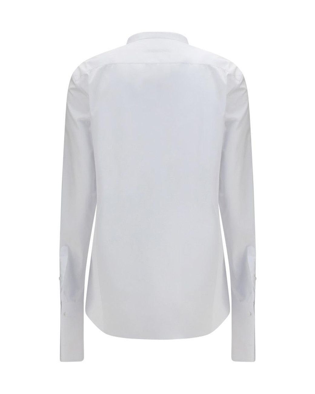 Fendi White Cotton Poplin Shirt