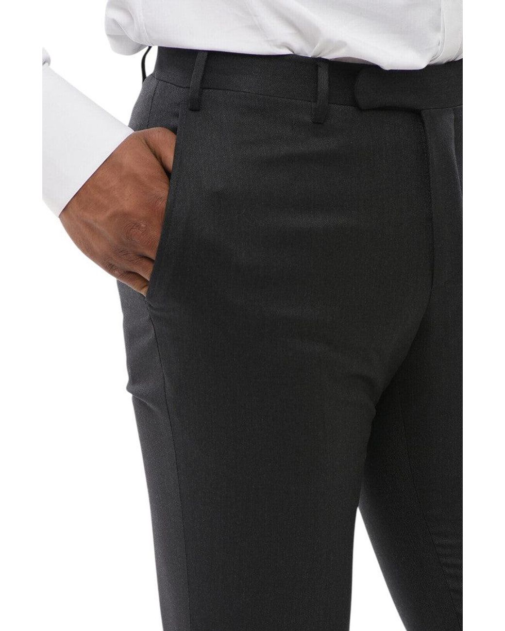 Corneliani Black Slim Pants for men