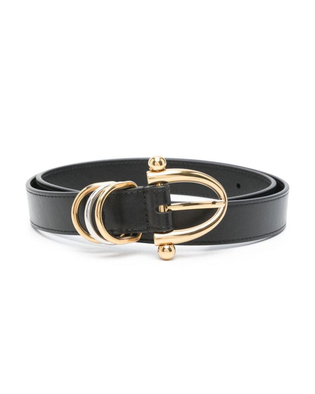 Chloé Black Embellished Solid Belt