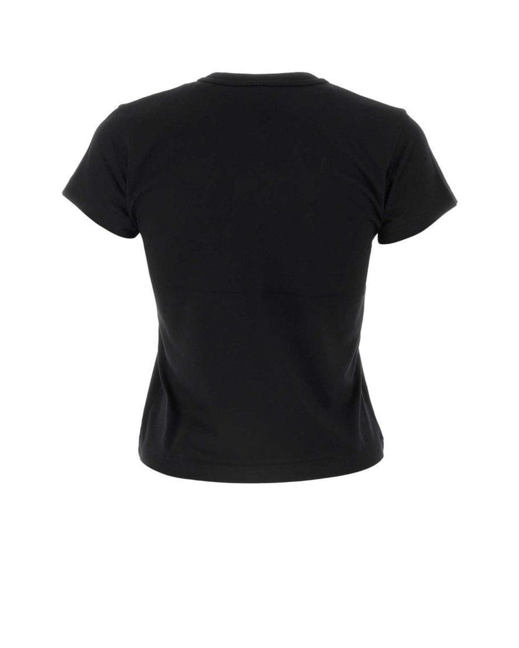 Alexander Wang Black Cotton T-Shirt
