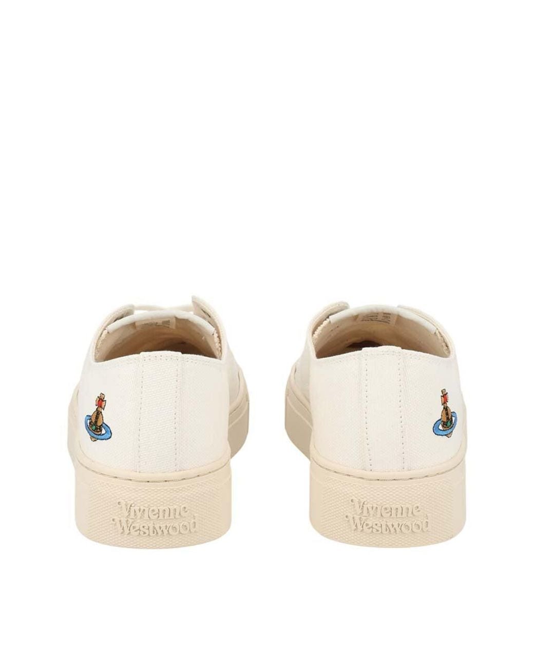 Vivienne Westwood White Color Block Sneakers
