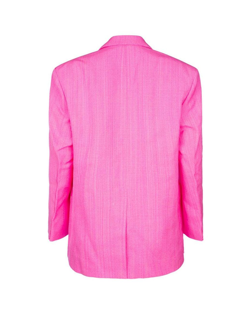 Jacquemus Pink Fuchsia Single Breasted Blazer