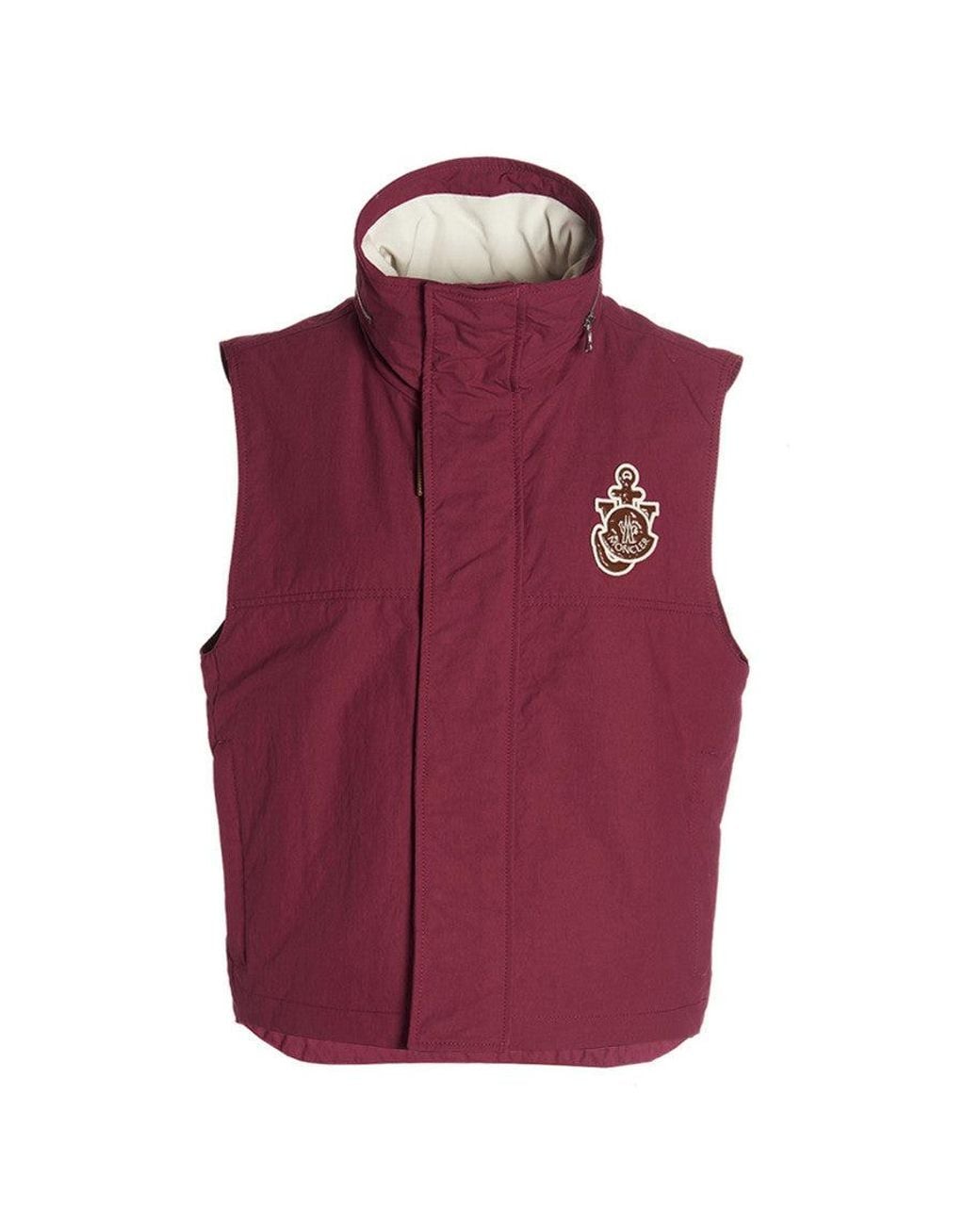 Moncler Purple Logo Hood Jacket