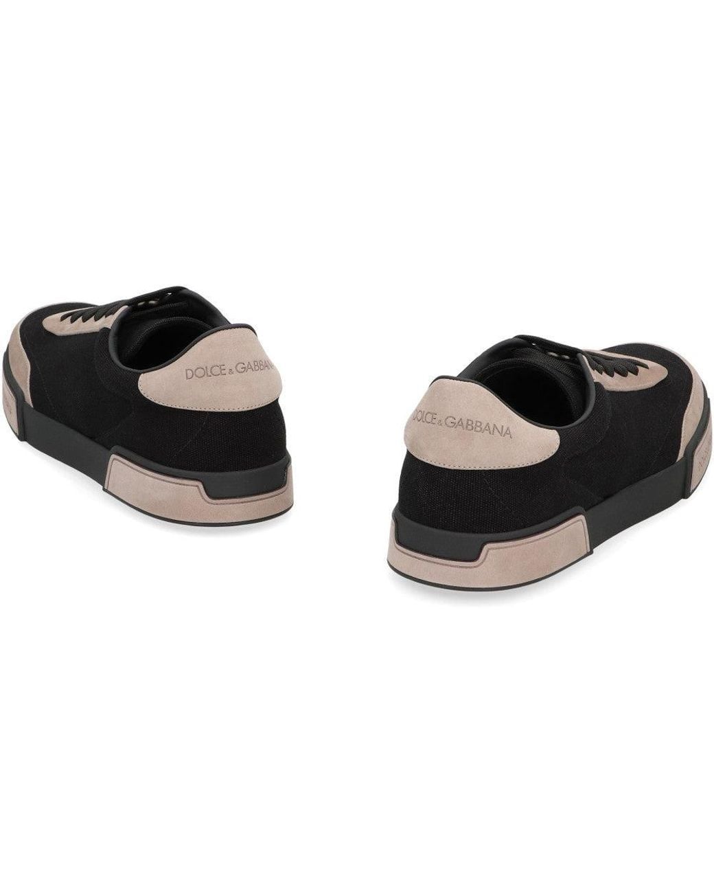 Dolce & Gabbana Black Dolce & Gabbana Portofino Yacht Sneaker for men