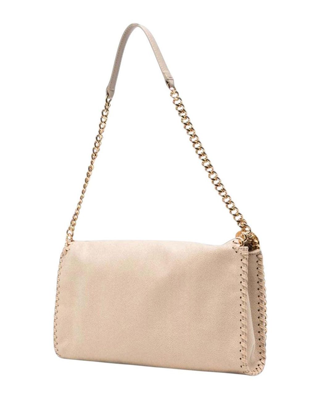 Stella McCartney Natural Falabella Large Shoulder Bag