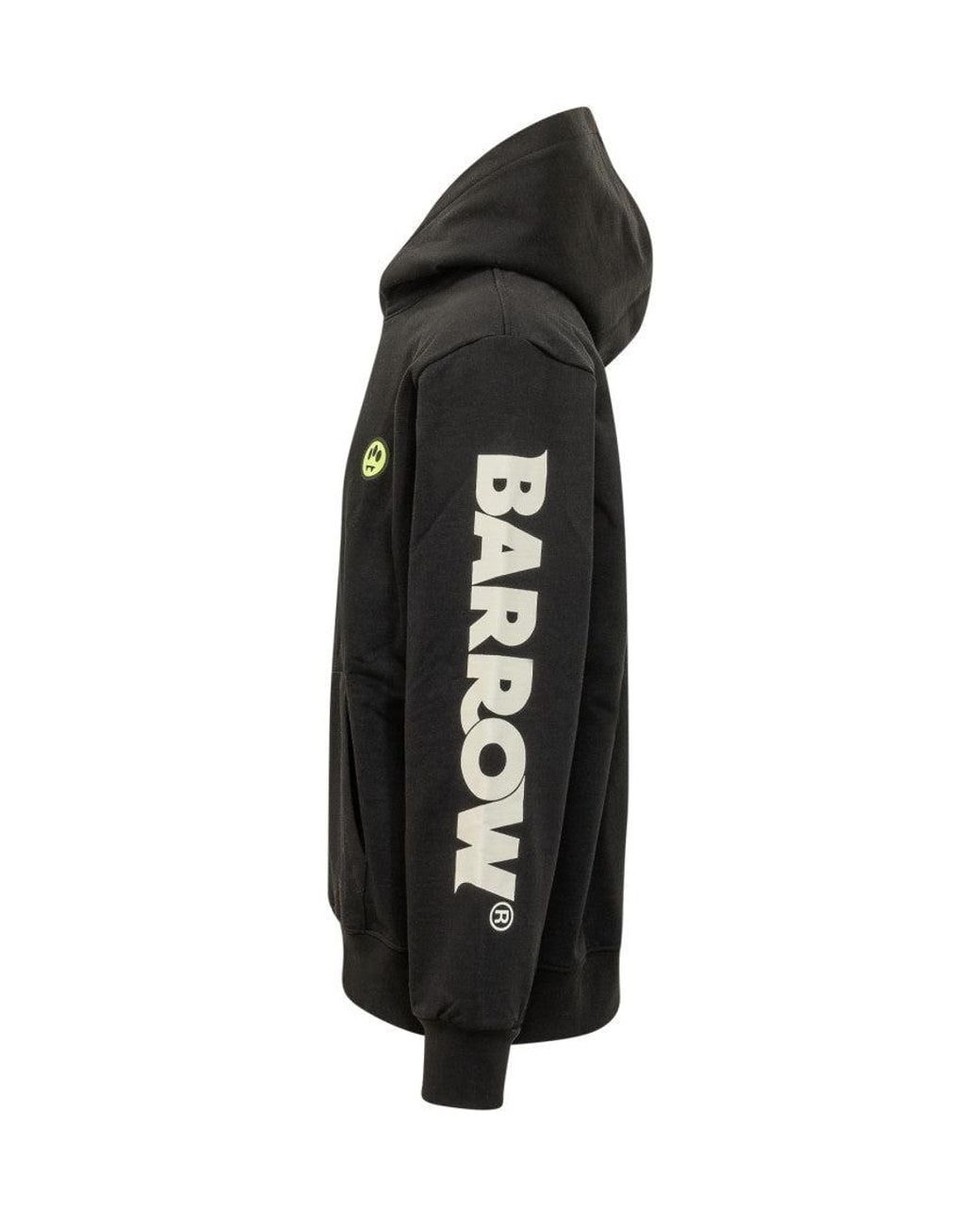 Barrow Black Logo Regular Hoodie for men
