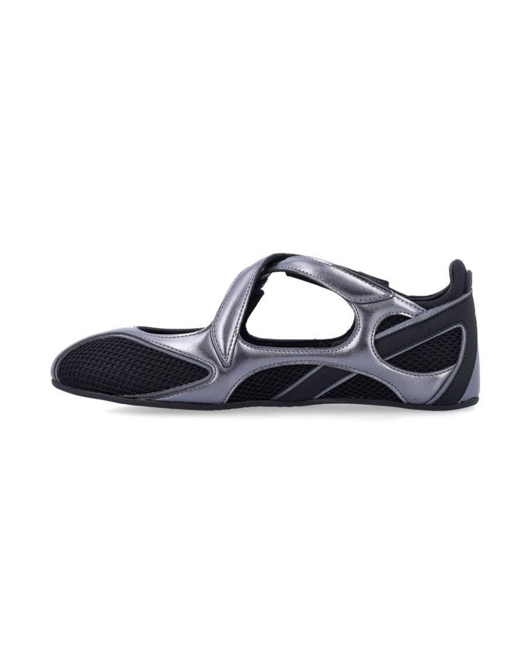 The Attico Blue Floor 1 Mesh Ballerina