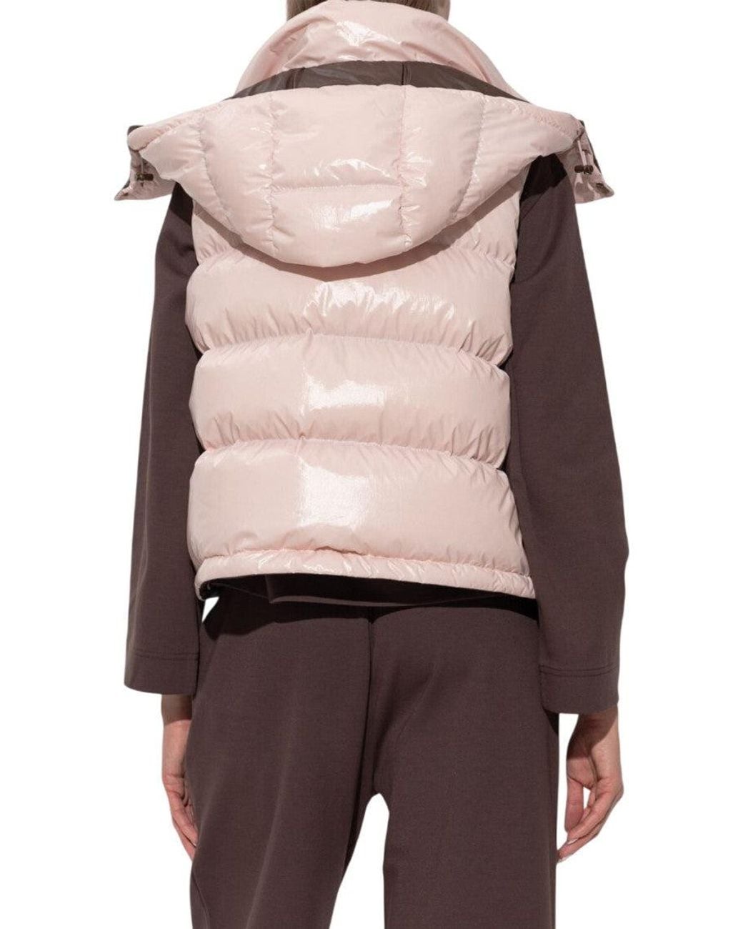 Moncler Pink Solid Hood Jacket
