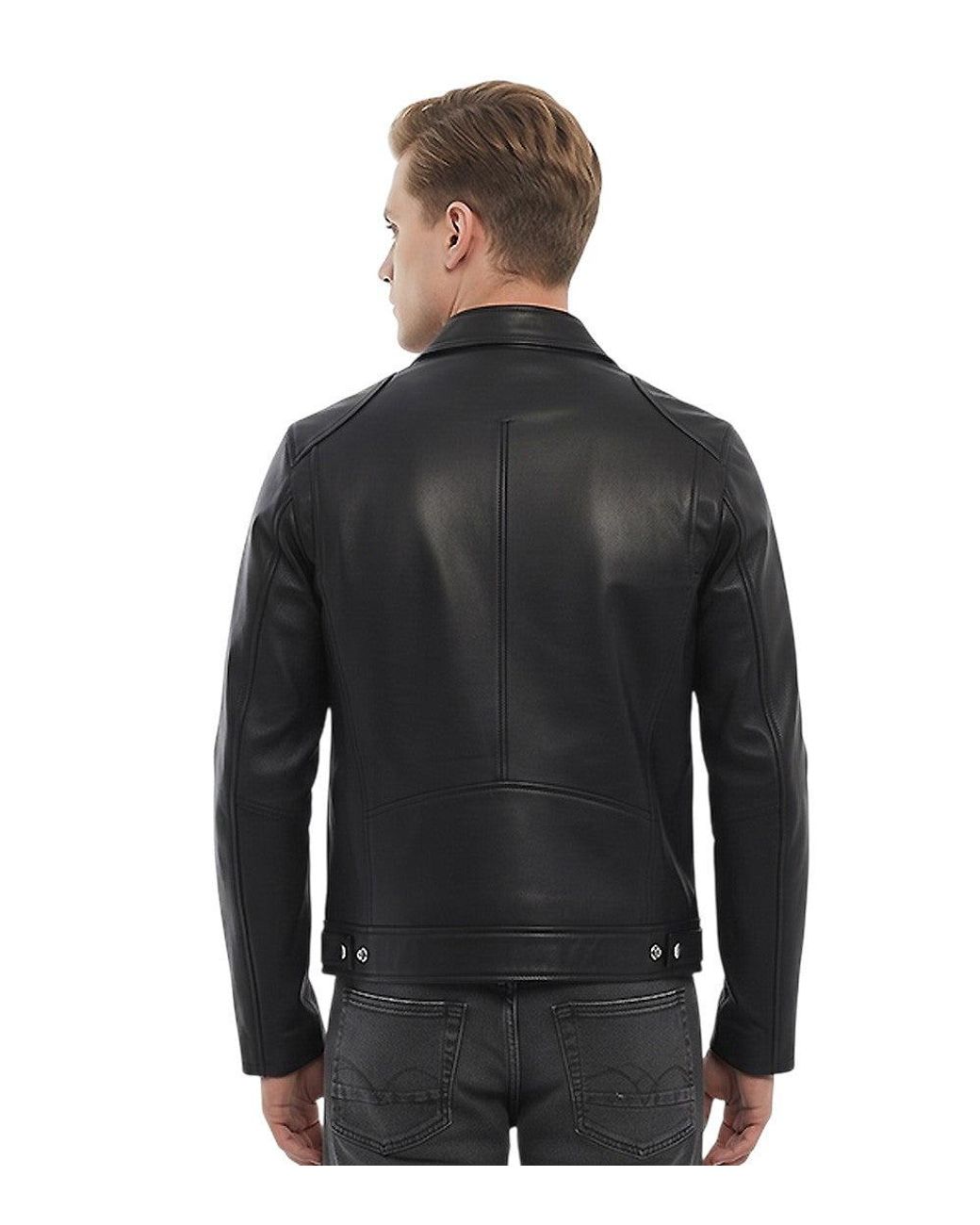 DIESEL Black Notched Lapel Jacket for men