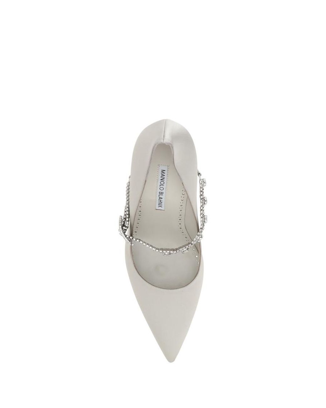 Manolo Blahnik White Pumps